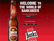 Tablet Screenshot of banksbeer.com